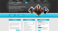 Desktop Screenshot of live-horse-racing.net